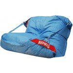 BeanBag 189x140 Comfort s popruhy cyan – Hledejceny.cz