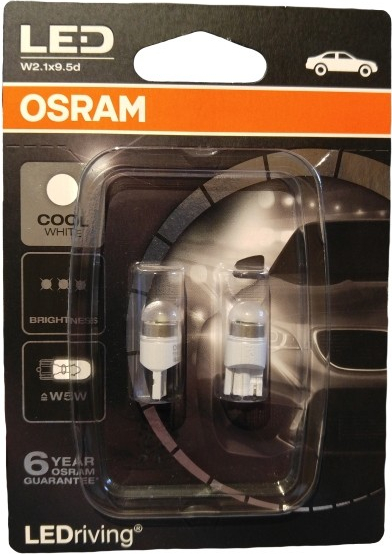 Osram LED 2850CW 6000K W5W W2,1x9,5d 12V 1W od 342 Kč - Heureka.cz