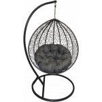 Axin Trading Závěsné křeslo Imperia šedý polstr – Zboží Dáma