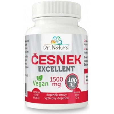 Dr.Natural ČESNEK Excellent 1500 mg 100 tablet