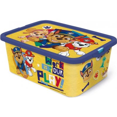 Stor Plastový úložný box Paw Patrol 13L 02545 – Zboží Mobilmania