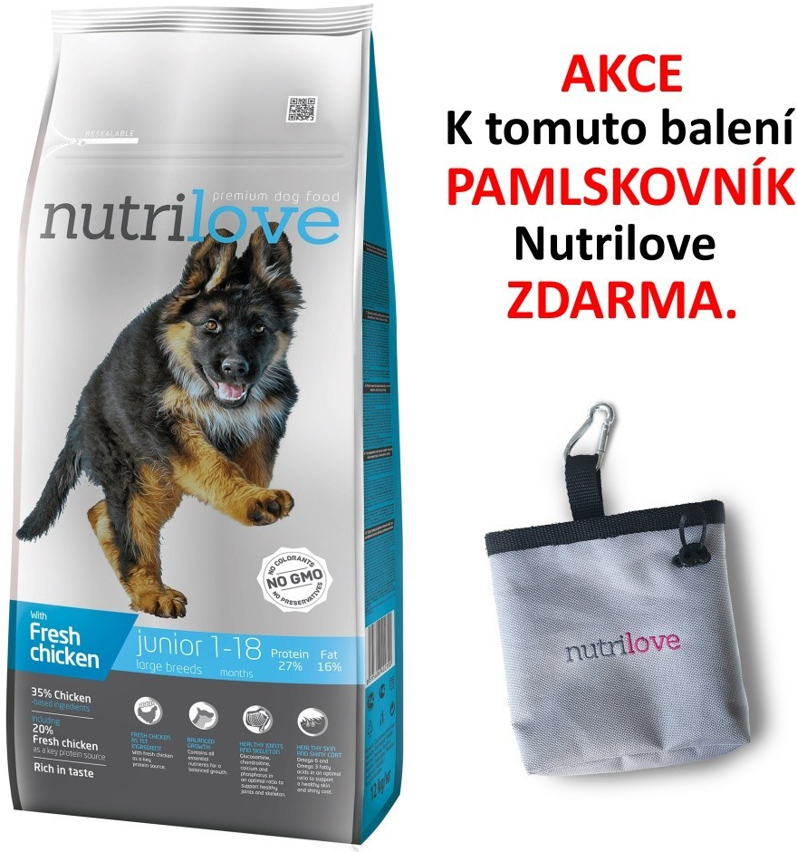 Nutrilove Dog Junior Large 12 kg