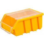 OKT Ergobox Box na drobný materiál s víkem malý žlutý 16 x 11,6 x 7,5 cm