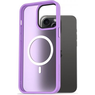 Pouzdro AlzaGuard Matte Case Compatible with MagSafe iPhone 15 Pro Max světle fialové
