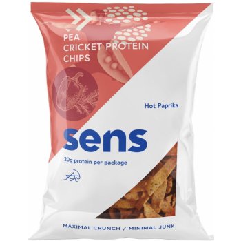 Sens Foods Proteinové chipsy s cvrččím proteinem Česnek & bylinky 80 g