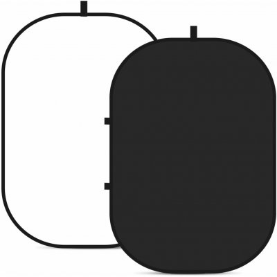 Neewer Skládací pozadí 150 × 200 cm, černé a bílé 10087547 – Zboží Živě
