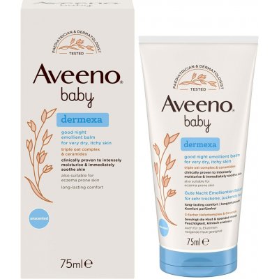 AVEENO Baby Dermexa Emolienční balzám na dobrou noc 75 ml – Zboží Mobilmania