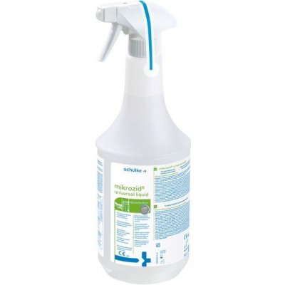 Mikrozid universal Liquid s rozprašovačem 1l – Zboží Dáma
