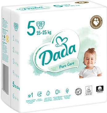 Dada pure care 5 15-25 kg 28 ks