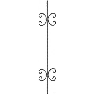 UMAKOV Tyč ozdobná,kovaná,zábradlí,plot,brána h900, b162m, T11/102T