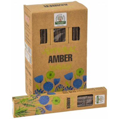 Sanu Babu Vonné tyčinky Amber Natural Masala 23 cm 30 g Orkay – Hledejceny.cz