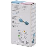 Viga dřevěná dvojitá rumbakoule Slon modrá – Zboží Dáma