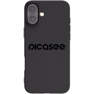 Picasee silikonový černý obal pro Apple iPhone 16 Plus - Picasee - new logo - black – Zboží Mobilmania