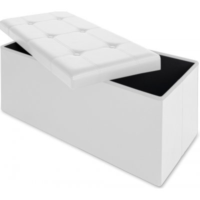 DBA s úložným prostorem - bílá 80x40x40cm – Sleviste.cz