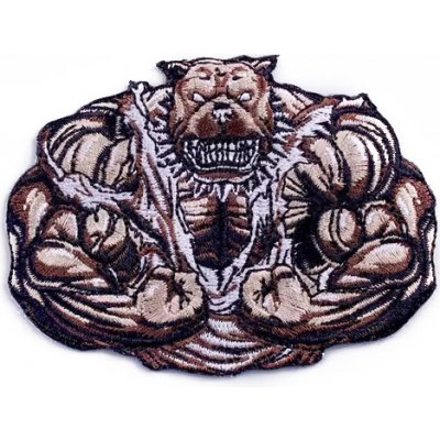 Nášivka Muscular Bulldog malá – Sleviste.cz