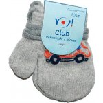 Kojenecké rukavičky Auto šedé – Zboží Mobilmania