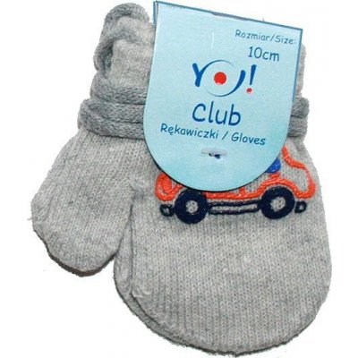 Kojenecké rukavičky Auto šedé – Zboží Mobilmania