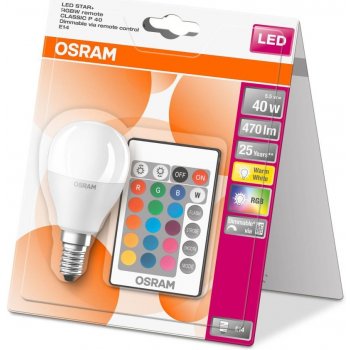 Osram 4058075430877 LED A+ A++ E E14 tvar žárovky 5.5 W teplá bílá 1 ks