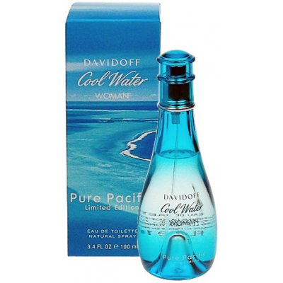 Davidoff Cool Water Pure Pacific toaletní voda dámská 100 ml – Zboží Mobilmania