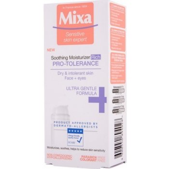 Mixa Soothing Moisturizer Rich Pro-Tolerance zklidňující hydratační krém 50 ml