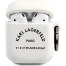 Karl Lagerfeld AirPods cover Silicone RSG KLACA2SILRSGWH