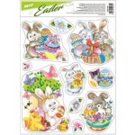 Okenní fólie velikonoční VE011 30x42cm s glitrem – Hledejceny.cz