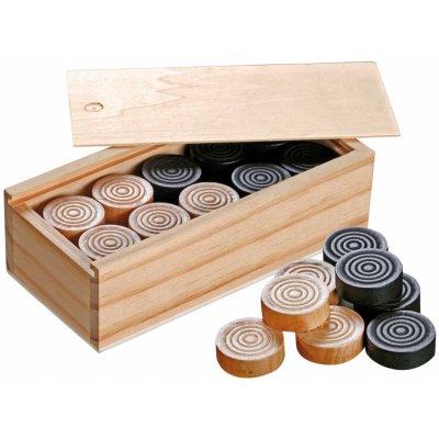 Hra dáma (dřevěné žetony Morris) – Zboží Živě