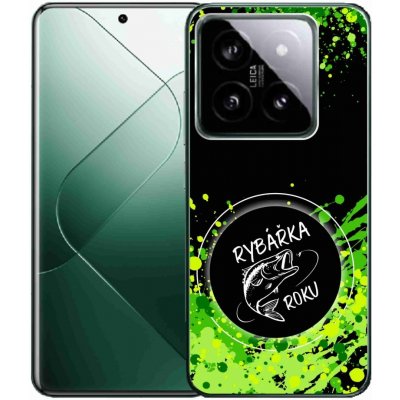 mmCase na Xiaomi 14 Pro - rybářka roku černé pozadí – Zboží Živě