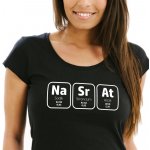 Dámské tričko NaSrAt Černá – Zboží Dáma