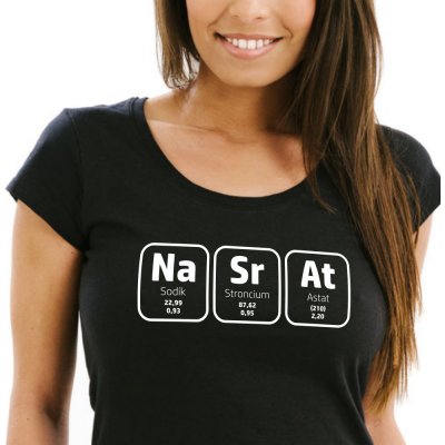 Dámské tričko NaSrAt Černá – Zboží Dáma