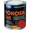 Barvy na kov Rokosil 3v1 akryl RK 300 8190 červená tmavá 0,6L