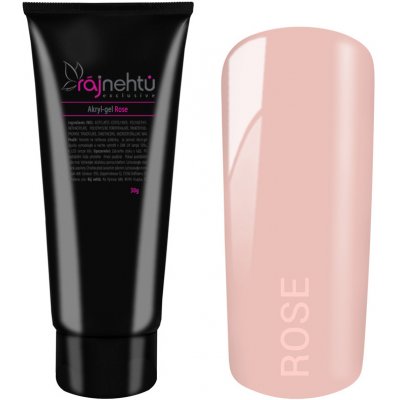 Ráj nehtů Akrylgel v tubě Rose 30 g – Zboží Dáma