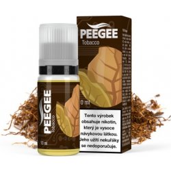 PEEGEE Čistý tabák 10 ml 18 mg