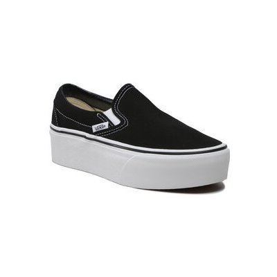 Vans Tenisky Classic Slip-On VN0A7Q5RBMX1 Černá – Zboží Dáma