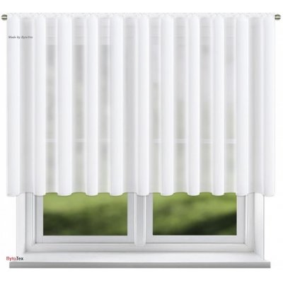BytoTex Voálová záclona s řasící páskou Nani 400x130 cm – Hledejceny.cz