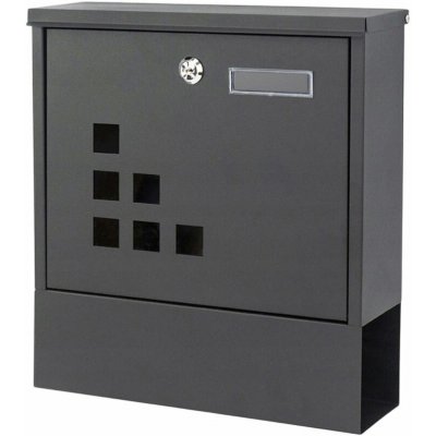 ModernHome HPB2210K-GS Poštovní schránka z pozinkované oceli, antracit – Hledejceny.cz