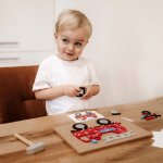 Small Foot zatloukací hra Vozidla – Zboží Dáma