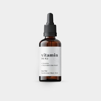 Ecce Vita Vitamín D3/K2 tekutý 1000UI 30 ml – Hledejceny.cz