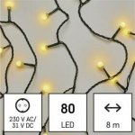 Emos LED vánoční řetěz 8 m venkovní i vnitřní teplá bílá programy časovač D4AW22 – Hledejceny.cz