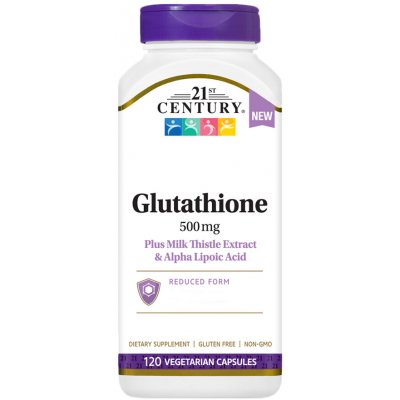21st Century Glutathion 500 mg Plus 120 kapslí – Hledejceny.cz