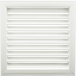 Dalap GPU 350 x 350 PVC bílá s pevnou žaluzií 363 x 363 mm – Hledejceny.cz