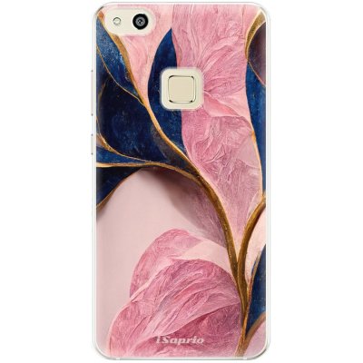 Pouzdro iSaprio Pink Blue Leaves Huawei P10 Lite – Zboží Mobilmania