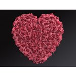 Srdce na auto duté 37 cm - bílo-fialové – Sleviste.cz