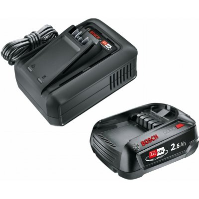 Gardena Rychlonabíječka AL 18V-44 P4A + baterie 1x2,5Ah, startovací sada BOSCH 14913-20 – Zboží Mobilmania