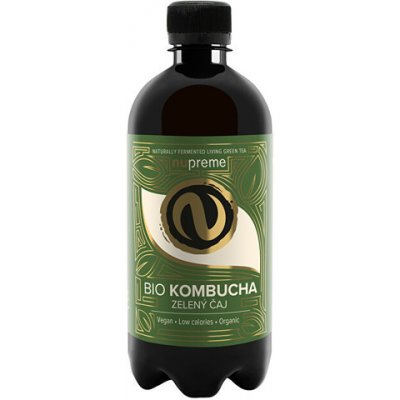 Nupreme Kombucha Zelený čaj BIO 400 ml – Zboží Mobilmania