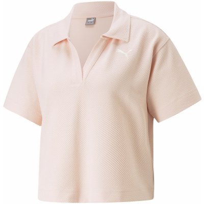 PUMA HER POLO TEE 67310866 Růžový – Zboží Mobilmania