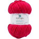 POPYARN Pletací příze Velvet B05 - růžová – Zboží Mobilmania