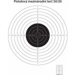 Army Mezinárodní pistolový terč 50/20 10ks, – Zboží Mobilmania