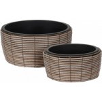 Květináč proutěný s vložkou sada 2 ks ProGarden VN8000120 – Hledejceny.cz