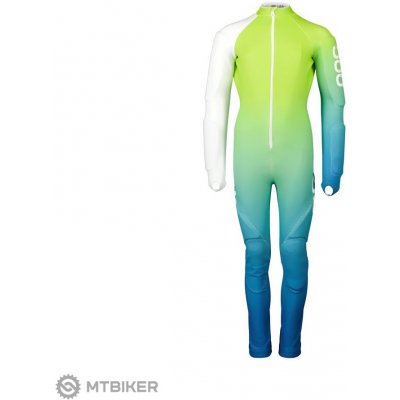 POC Juniorská závodní kombinéza Skin GS JR Speedy Gradient Opal Blue/Fluorescent Yellow/Green – Zboží Mobilmania